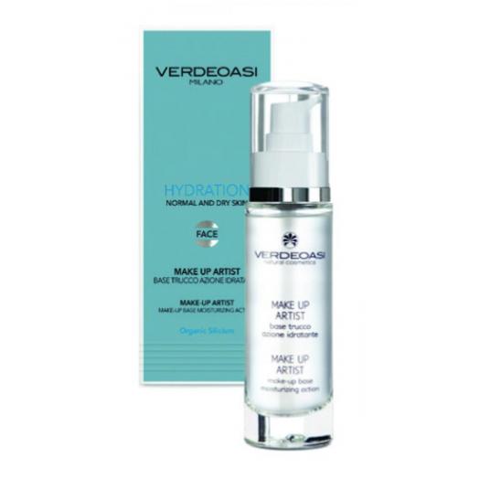 V830 - Base Make-up Artist Idratante Pelli Secche Verdeoasi con Silicio 50 ml.