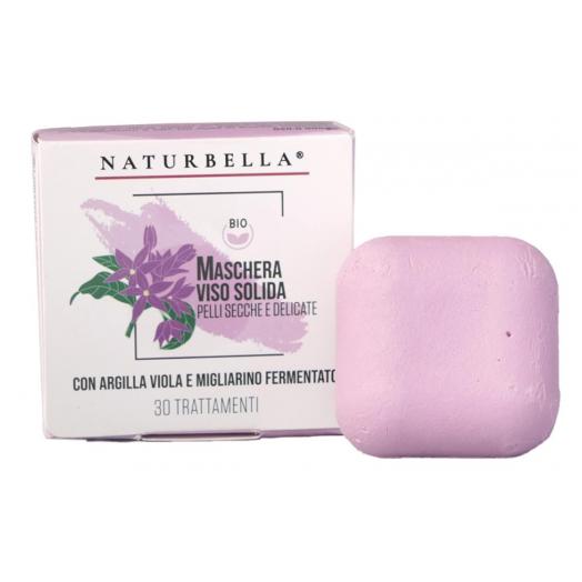 GIS093.03 - Maschera BIO per il viso solida per Pelli Secche e Delicate Viola da 30 gr.