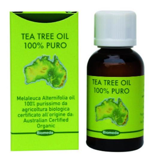 BIO852 - Olio Essenziale Tea Tree puro al 100% Certificato Bio 30 ML.