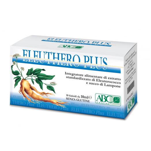ABC043 - Integratore Alimentare Eleuteroplus stanchezza fisica e mentale 10 fiale  da 10 ml.