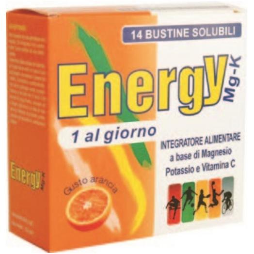 SAN023 - Integratore Energy Mg-K Magnesio-Potassio-Vitamina C  Confezione 14 bustine