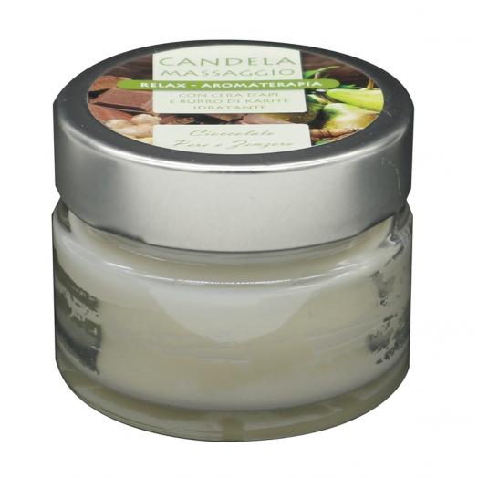 TNL049.11 EX CAN065.08 - candela per massaggio 100ml CIOCCOLATO PERA E ZENZERO
