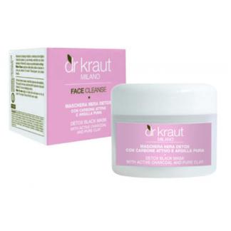 Maschera Nera Detox Carbone Attivo+Argilla pura vaso da 100 ml