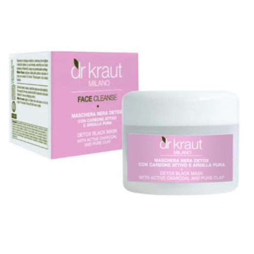 K1036R - Maschera Nera Detox Carbone Attivo+Argilla pura vaso da 100 ml