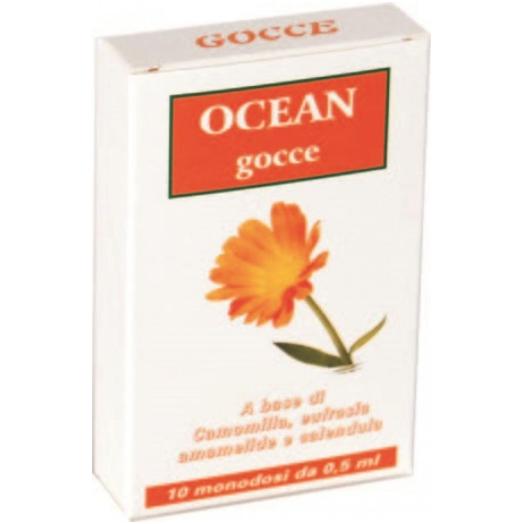 SAN040 - Gocce Oculari Ocean Camomilla,Eufrasia,Amamelide,Calendula Monodose 10 pz.