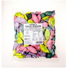 CAR088 - Caramelle misto Fiori del Benessere  Meralonghi sacchetto da 1 kg