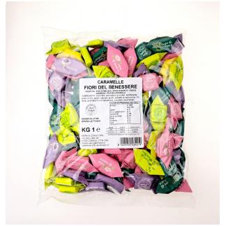 Caramelle misto Fiori del Benessere  Meralonghi sacchetto da 1 kg