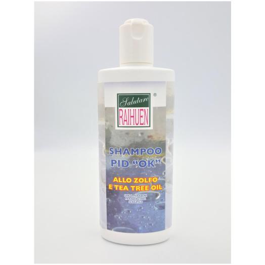 NAT553 - Shampoo Pid Ok Zolfo e Tea Tree 200 ml.