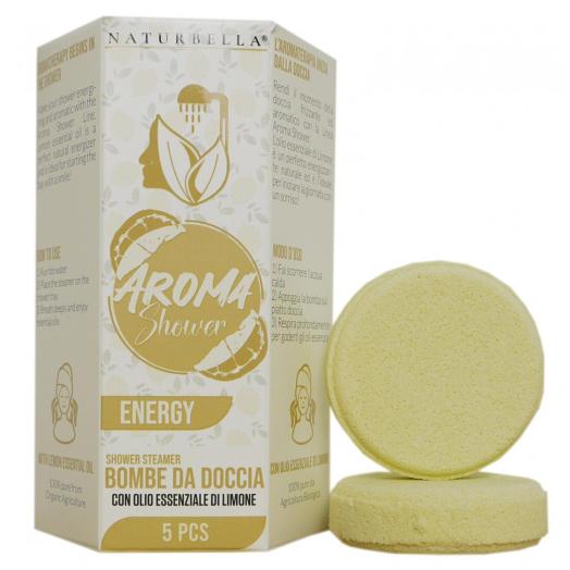 GIS085 - Bombe da doccia Energizzante al Limone  confezione da 5 pz.