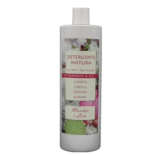 TNL023.15 - detergente natura 1000ml LOTO E MUSCHIO BIANCO