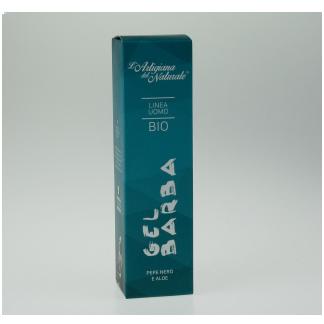 Gel da rasatura Uomo Bio con acqua di pepe nero e Aloe 150 ml.