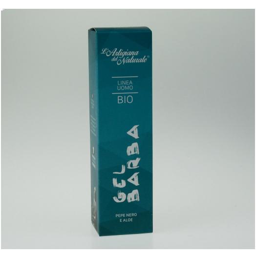 LNA003 - Gel da rasatura Uomo Bio con acqua di pepe nero e Aloe 150 ml.
