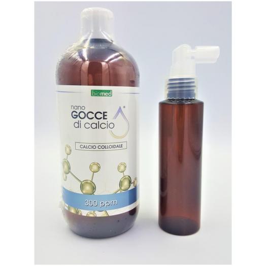 STA033 - Calcio GROSSO Colloidale 300 ppm 500 ml+DOSATORE SPRAY 100 ml