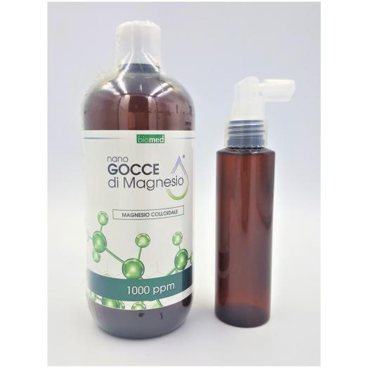 STA031 - Magnesio GROSSO Colloidale 1000 ppm 500 ml+DOSATORE SPRAY 100 ml