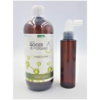 Potassio GROSSO Colloidale 1000 ppm 500 ml+dosatore spray 100 ml