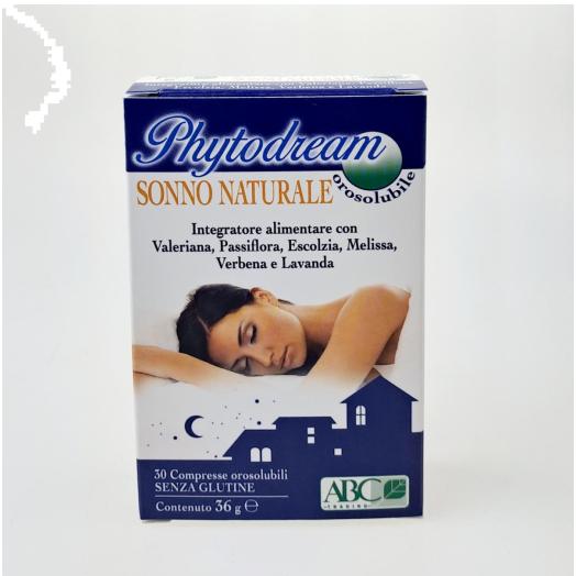 ABC046 - Sonno Naturale Phitodream con Valeriana-Passiflora-Escolzia 30 compresse orosolubili