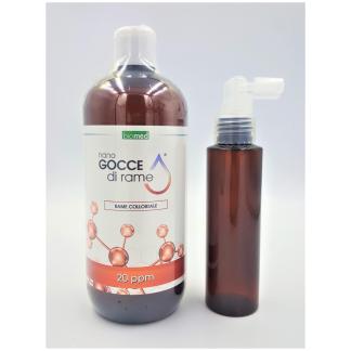 Rame GROSSO Colloidale 20 ppm 500 ml+DOSATORE SPRAY 100 ml