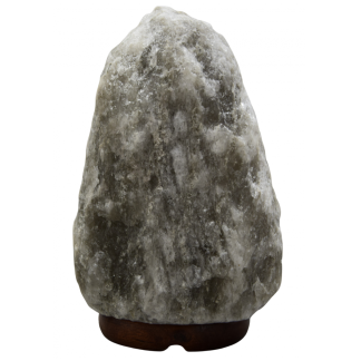 Lampada di Sale Grigio con filo e lampadina 2/3 kg.