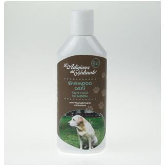 Shampoo per Cani Bio antiparassitario naturale all'olio di Neem 200 ml.