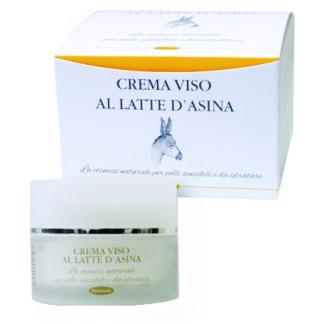 Crema Viso al Latte asina Nutriente per Pelli Sensibili 50 ml.