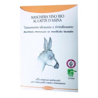 Maschera Monouso al Latte Asina in tessuto Rivitalizzante