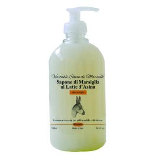 Sapone Marsiglia Liquido Latte Asina 500 ml.