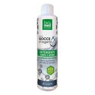 Detergente Corpo e Intimo 40 ppm all'Argento Colloidale 200 ml.