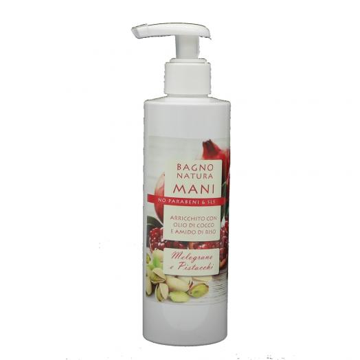 TNL025.01 - bagno natura mani 250ml MELOGRANO E PISTACCHI IPA