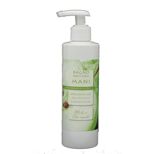 TNL025.02 - bagno natura mani 250ml MELA E THE VERDE IPA