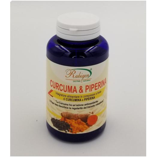 NAT022 - Compresse Curcuma Piperina 120 cpr 500mg