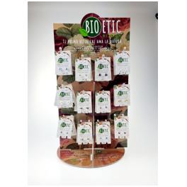 LEN001 - Espositore con 36 orecchini 12 x 3  Bioetic