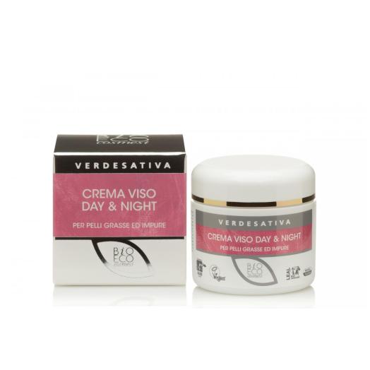 VER1120 - Crema viso Bioattiva Day & Night vaso 50 ml.
