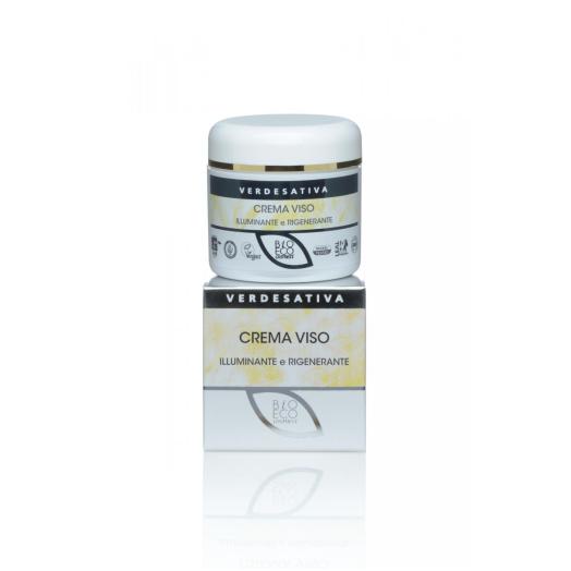 VER1135 - Crema viso Bioattiva Illuminante e Rigenerante vaso 50 ml.
