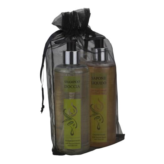 PMPM4796 - SU ORDINAZIONE Set regalo Beauty oil Shampodoccia, sapone liquido e Spugnetta scrub