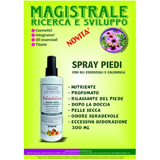 SAN098 - Spray Piedi con oli essenziali e calendula da ml. 100