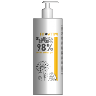 Flacone di gel a base di Arnica Estrema 98%  Grosso  da 500 ml.