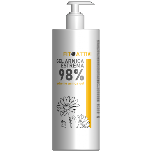 LIF002 - Flacone di gel a base di Arnica Estrema 98%  Grosso  da 500 ml.