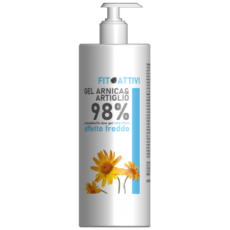 Flacone di gel a base di Arnica e Artiglio Freddo 98%   Grosso da 500 ml.