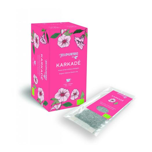 VIRFB43 - Infuso in filtri di KARKADE' IBISCO biologico scatola da 15 filtri