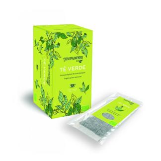 Infuso in filtri di THE VERDE biologico scatola da 15 filtri
