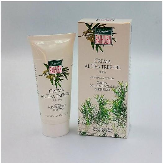NAT016 - Crema al Tea Tree al 4% Lenitiva Protettiva tubo da 100 ml