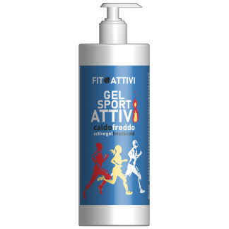 Flacone di gel Sport Attivo Caldo/Freddo Grosso  da 500 ml.