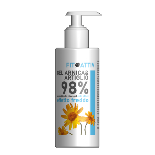 LIF008 - Flacone di gel Arnica e Artiglio Freddo 98% Piccolo  da 100 ml.