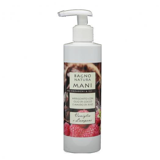 TNL025.05 - bagno natura mani 250ml VANIGLIA E LAMPONE IPA
