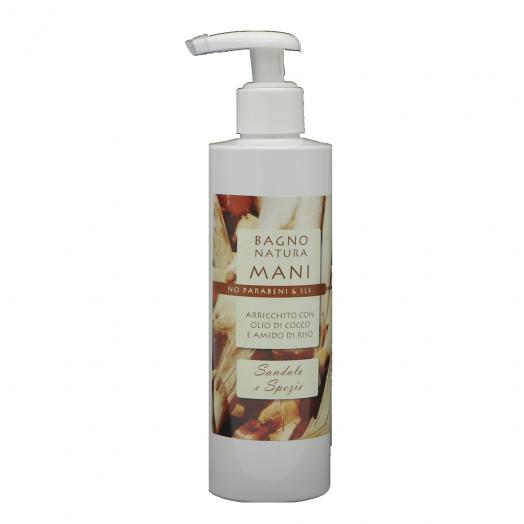 TNL025.06 - bagno natura mani 250ml SANDALO E SPEZIE