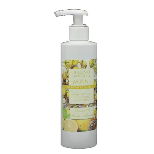 TNL025.07 - bagno natura mani 250ml CAMOMILLA AMBRA E LIMONE