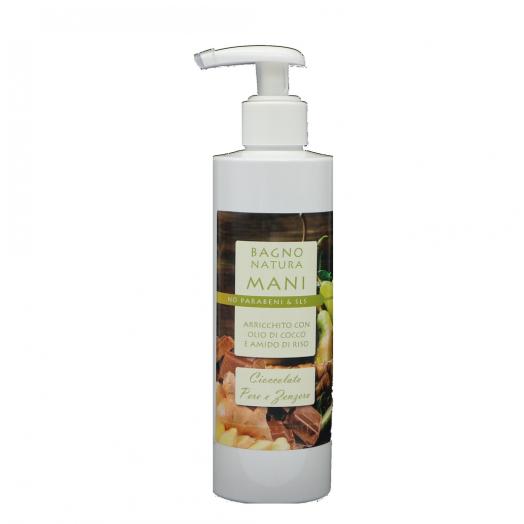 TNL025.11 - bagno natura mani 250ml CIOCCOLATO PERA E ZENZERO