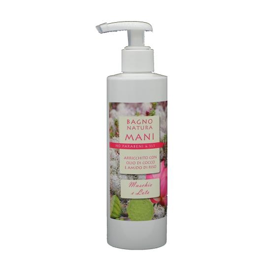TNL025.15 - bagno natura mani 250ml LOTO E MUSCHIO BIANCO