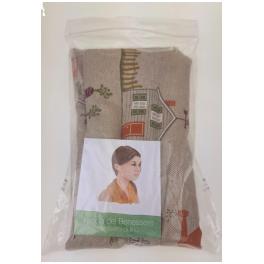 ROSSAL02LINO - Fascia con Semi di Lino Caldo Freddo 46x13 cm.