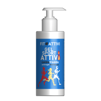 Flacone di gel Sport Attivo Caldo/Freddo Piccolo  da 100 ml.